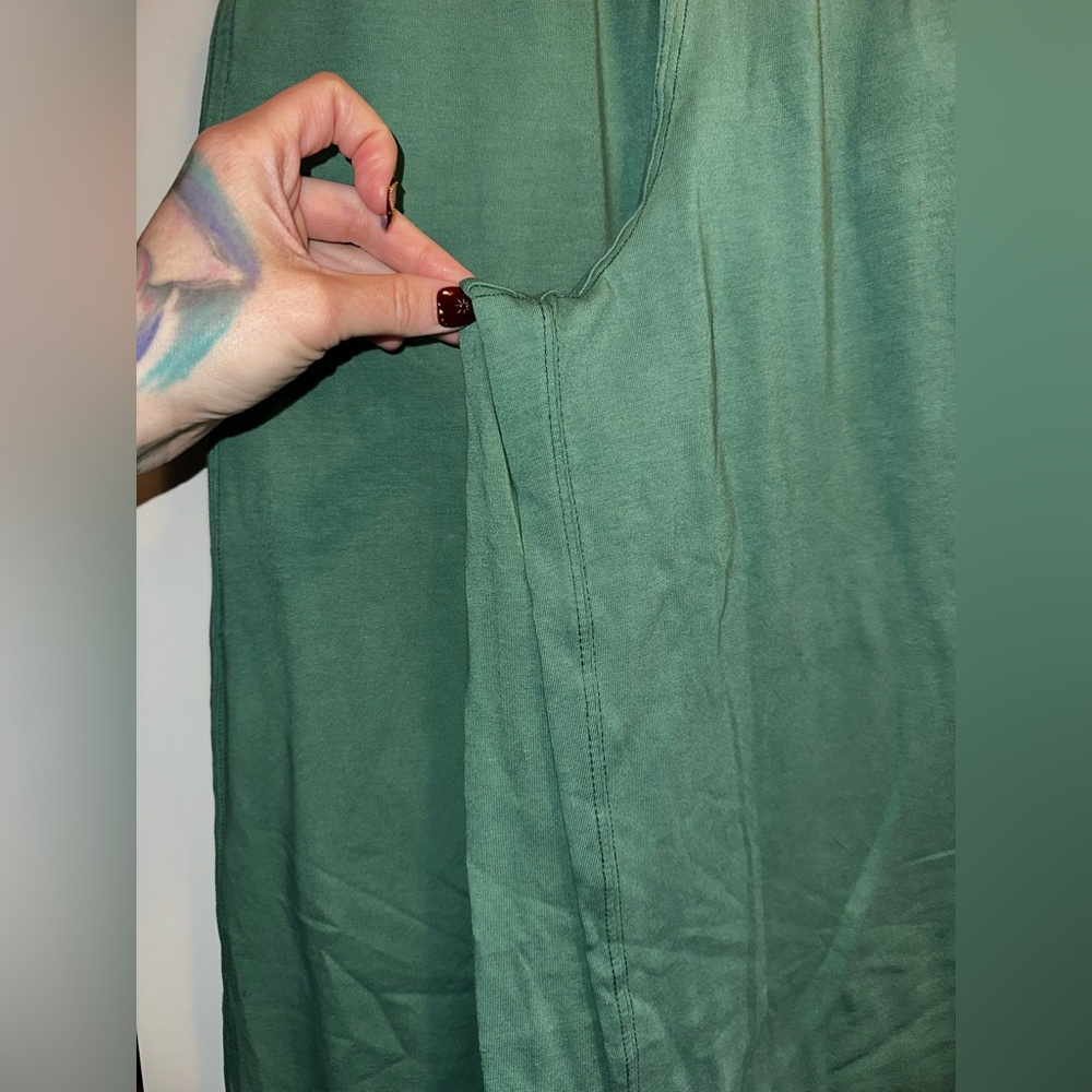 NWOT Free People Movement Hot Shot Crossover- Heritage Green Pants - Picture 10 of 13
